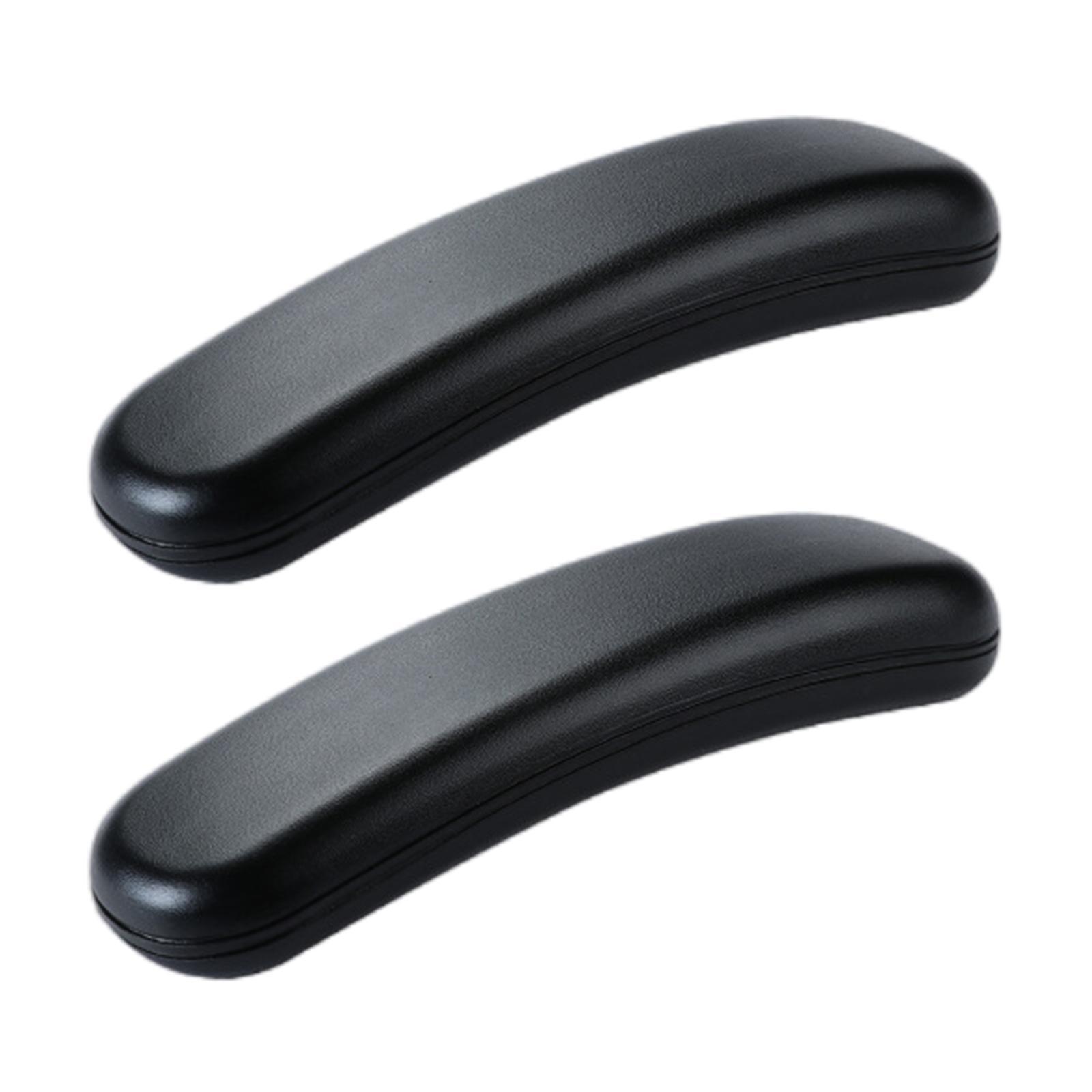 2Pcs Desk Chair Armrest Pads Gaming Chair Extra Thick PU Leather