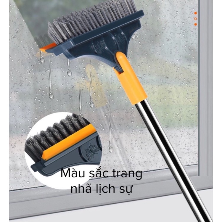 Chổi Chà Sàn Nhà Tắm Xếp Gọn Đầu Xoay 120 Độ