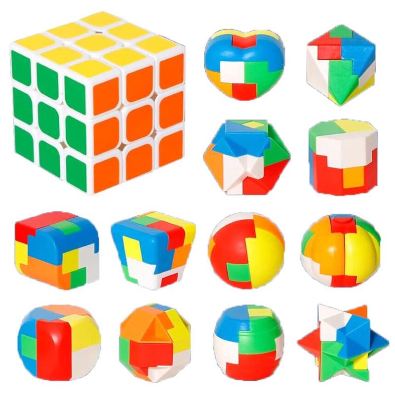 Bộ 3 Đồ Chơi Rubik 3x3x3 Kèm Hình Khối Đặc Biệt - Fantasy Cube KX733