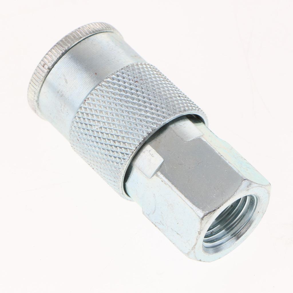 4pcs Universal Quick Release Coupler Set 1/4" Air Hose Connector Fitting NPT