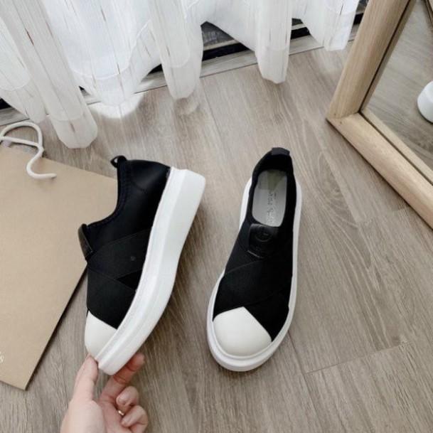 Sneakers Nữ, Giày Thể Thao Nữ Dây Chéo Độn Đế 4cm Đế Phẳng Dành Mùa Thu Đông Năng Động Cá Tính MinhtuShoes Giày