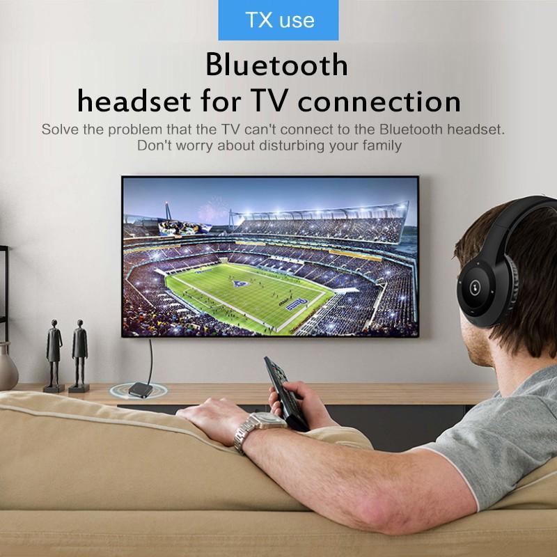 Bộ Chuyển Đổi Âm Thanh Không Dây Bluetooth 5.0 Hỗ Trợ AUX / RCA Cho PC/Tai Nghe