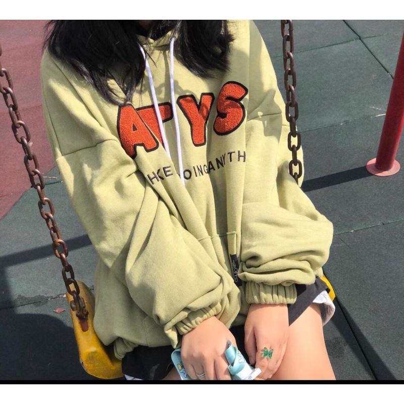 Hoddie nhiều màu ATYS full màu unisex from thụng nỉ ngoại xinh