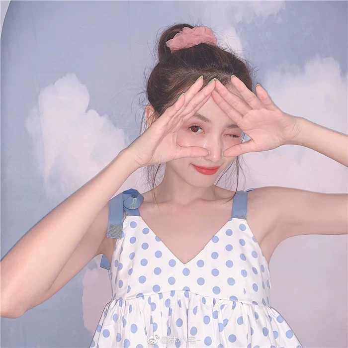 Buộc tóc scrunchies Buộc tóc chấm bi 1021H