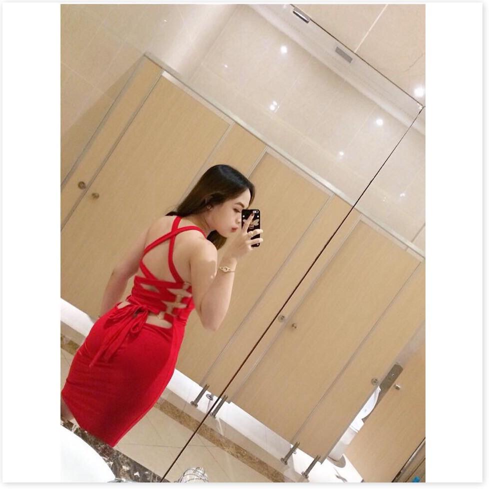 ĐẦM BODY ĐAN DÂY LƯNG CỰC CHUẨN