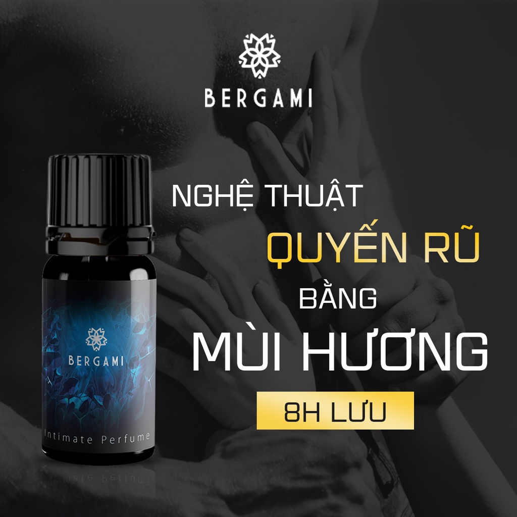 Nước Hoa Vùng Nhạy Cảm Nam Bergami hương Chocolate Nam Tính chai dung tích 10ml