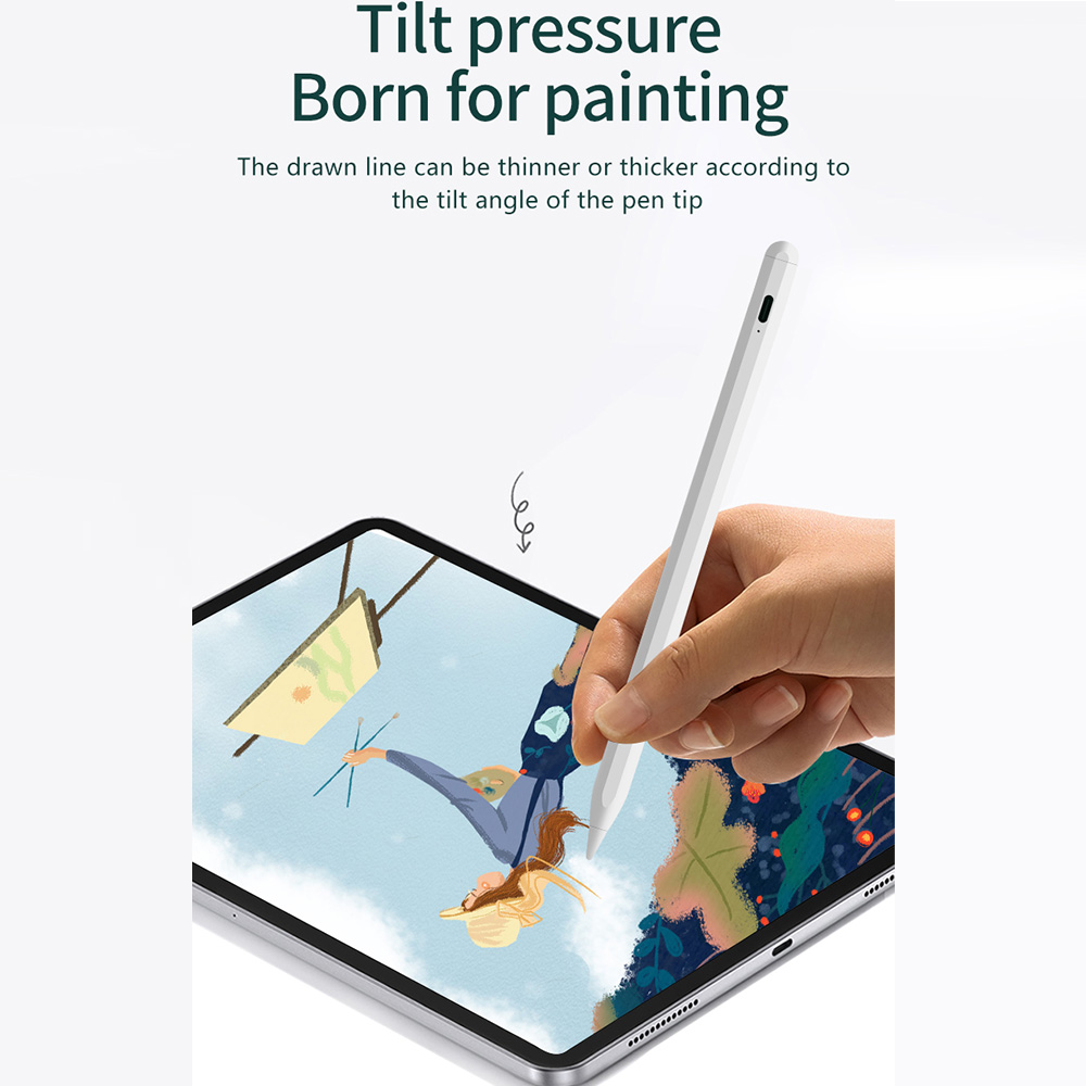 Phù hợp với iPad Pencil Bút cảm ứng Bluetooth Fit cho iPad Pen 2022 2021 2020 2019 2018 Air 5 Bút vẽ màn hình cảm ứng
