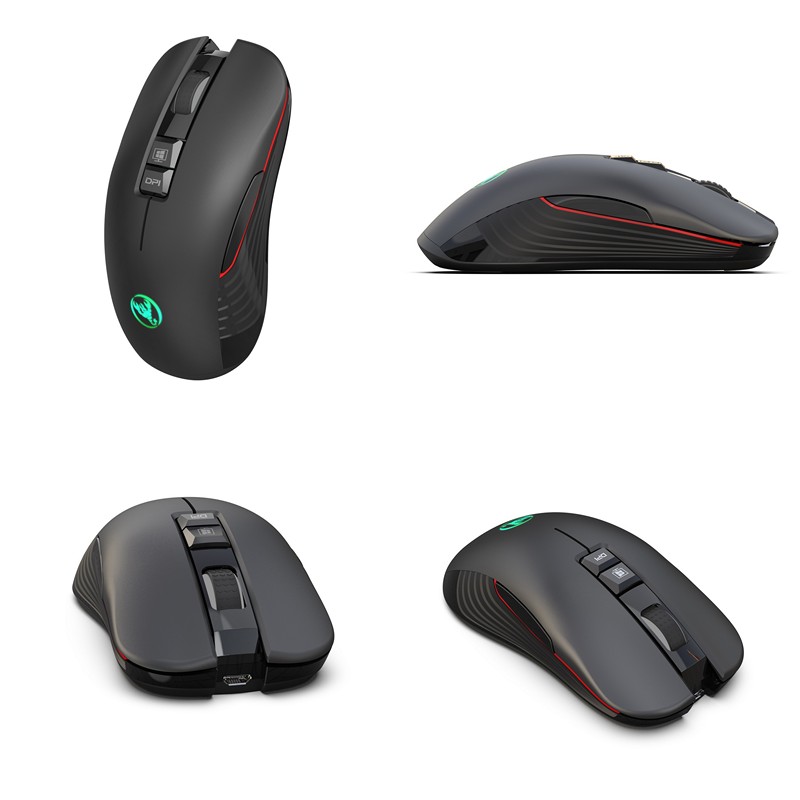 Chuột Không Dây Pin sạc M601 Cổng sạc TypeC chống ồn , chống mỏi cổ tay cho máy tính laptop hàng nhập khẩu
