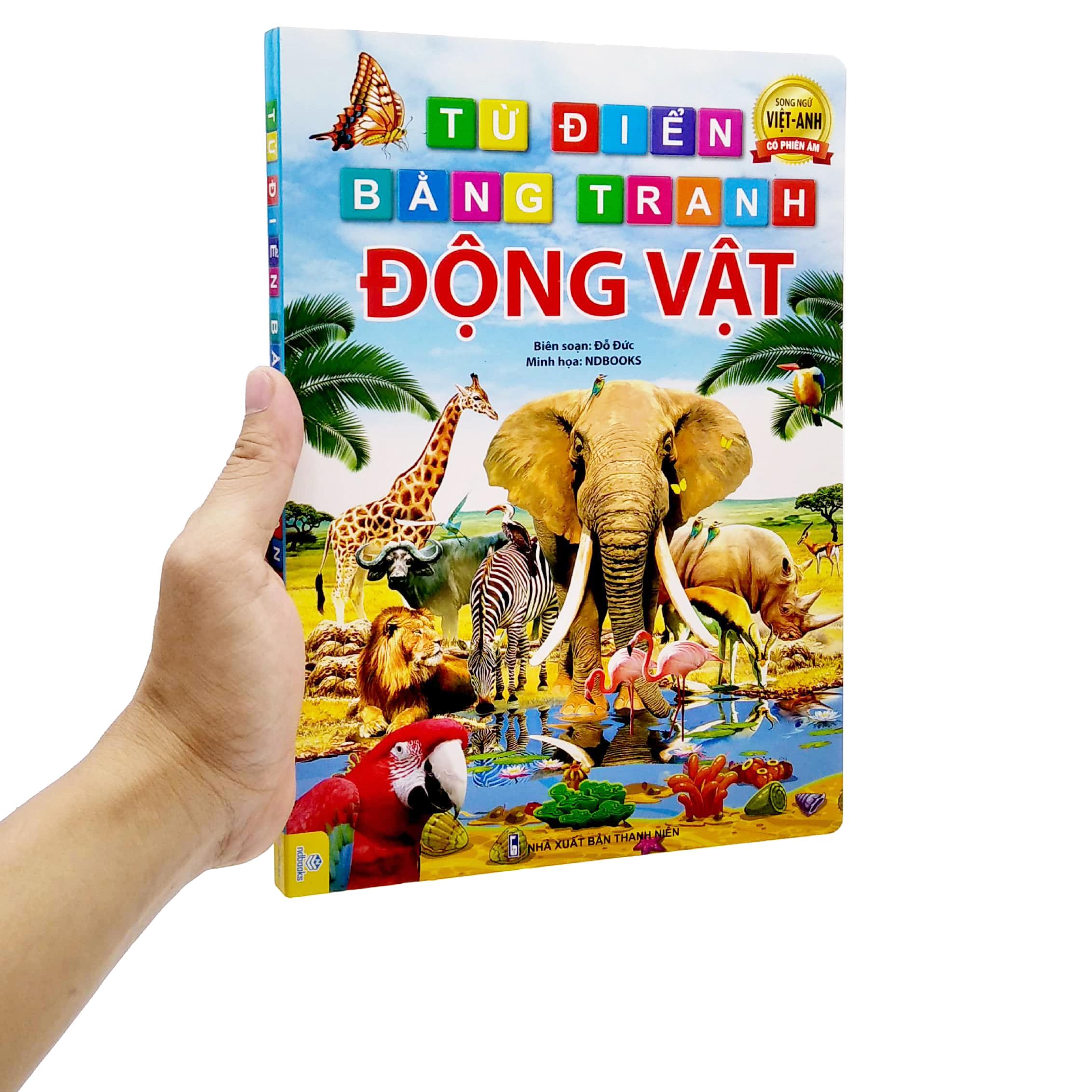 Từ Điển Bằng Tranh Động Vật - Song Ngữ Việt - Anh