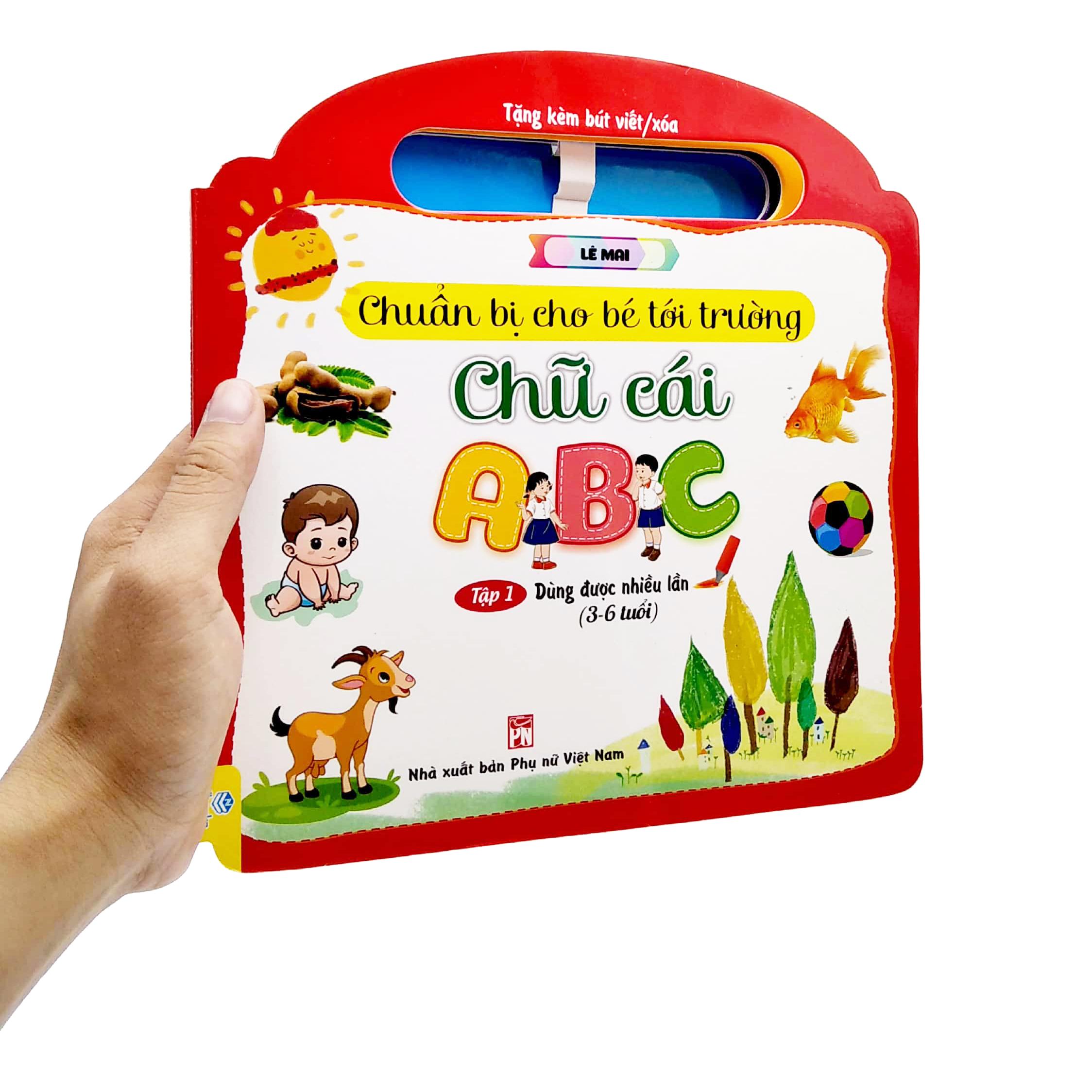 Chuẩn Bị Cho Bé Tới Trường - Chữ Cái - Tập 1 (3-6 Tuổi)