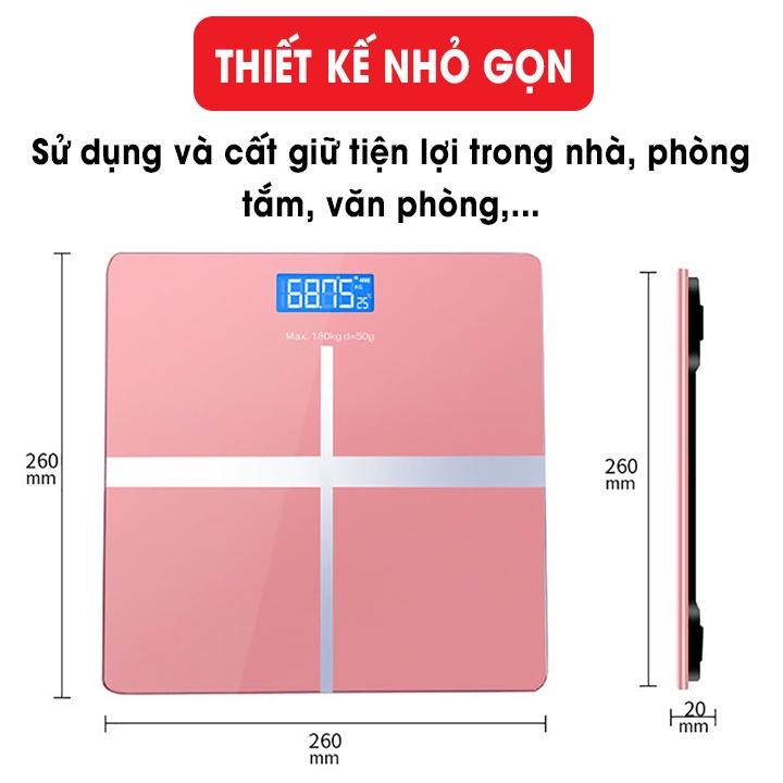 Cân Điện Tử Sức Khỏe, Cân Điện Tử Gia Đình Mini Tiện Lợi, Bền Đẹp, Độ Chính Xác Cao