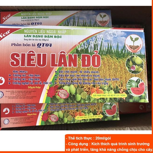 10 Gói Phân bón siêu lân đỏ cho cây kích rễ nhanh, siêu ra hoa