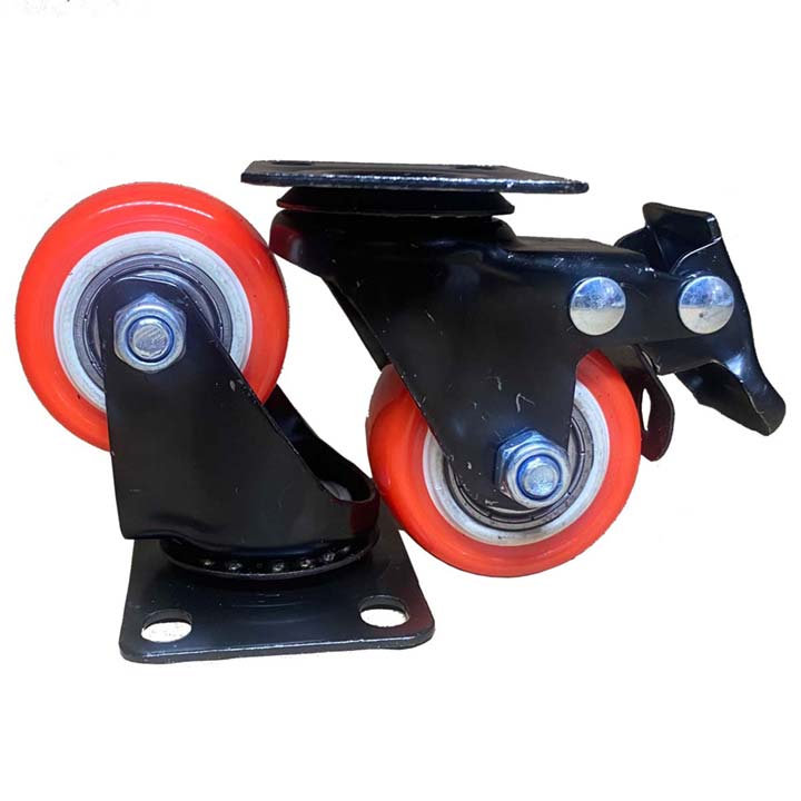 BÁNH XE NHỎ CHỊU LỰC BẰNG NHỰA PU 40mm