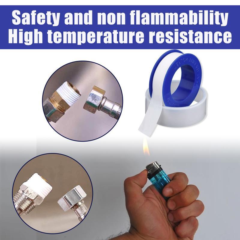 10 cuộn băng keo cao su đàn hồi chống thấm nước chống rò rỉ , PTPE băng keo mềm chống bào mòn 10m.