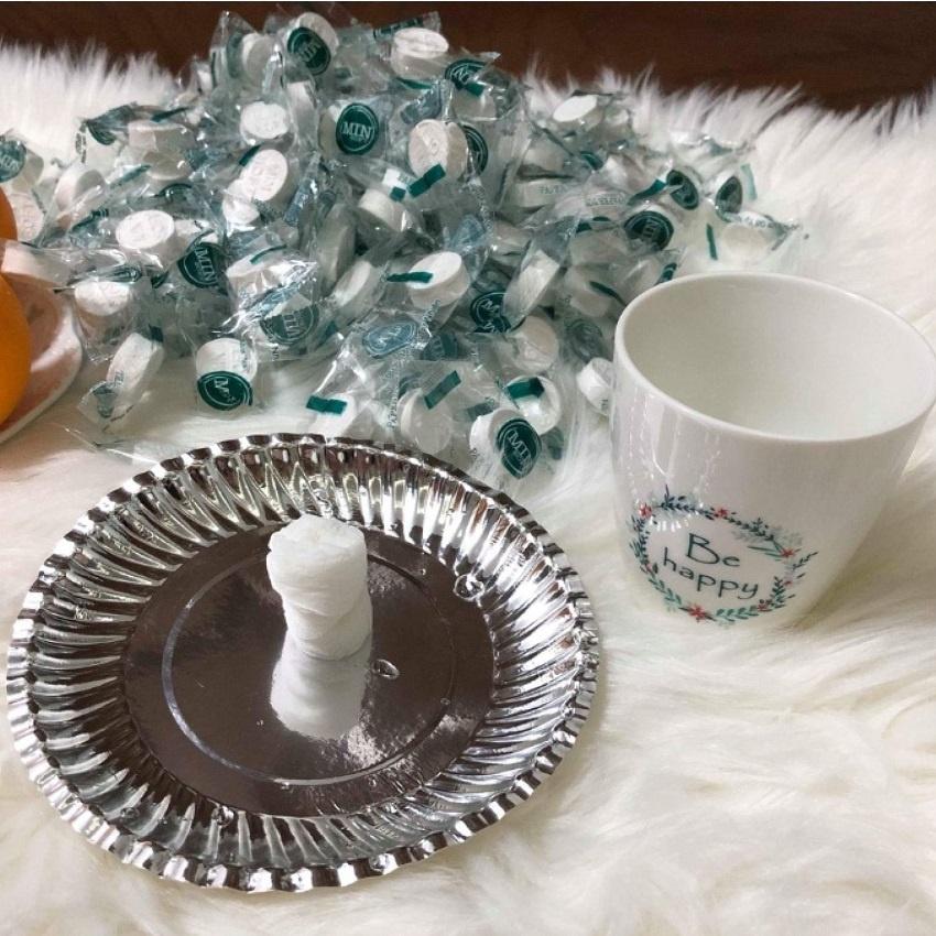 Khăn Nén Dạng Viên Kẹo Tiện Lợi MinSoft 100 viên