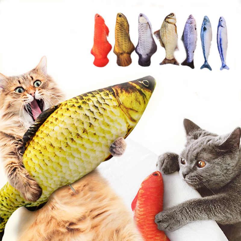 Cá Nhồi Bông Catnip Đồ Chơi Cho Mèo Vui Vẻ - Phụ Kiện Cho Thú Cưng
