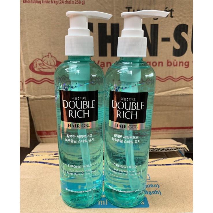 Gel tạo kiểu Double Rich Hair giữ nếp uốn tóc 250ml
