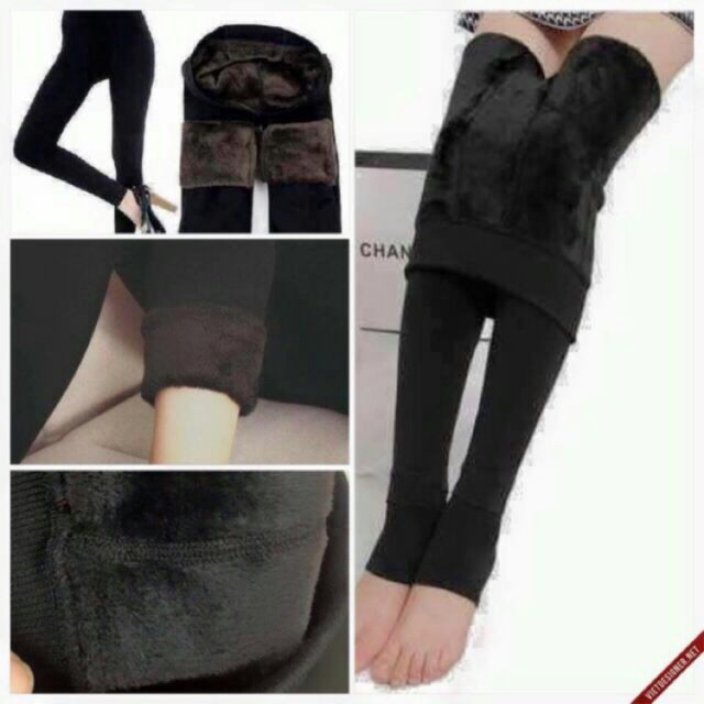 Quần legging lót bông cực dày, cực ấm, ôm chân, lên dáng đẹp