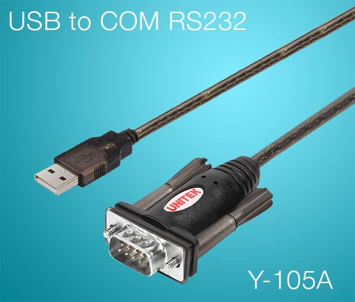 Cáp USB to Com 1.5M Unitek Y-105A