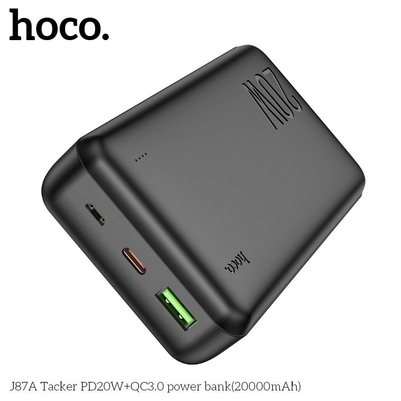 Pin Sạc Dự Phòng Hoco Sạc Nhanh J87A PD20W QC3.0 20000Mah 20W Hàng Nhập Khẩu