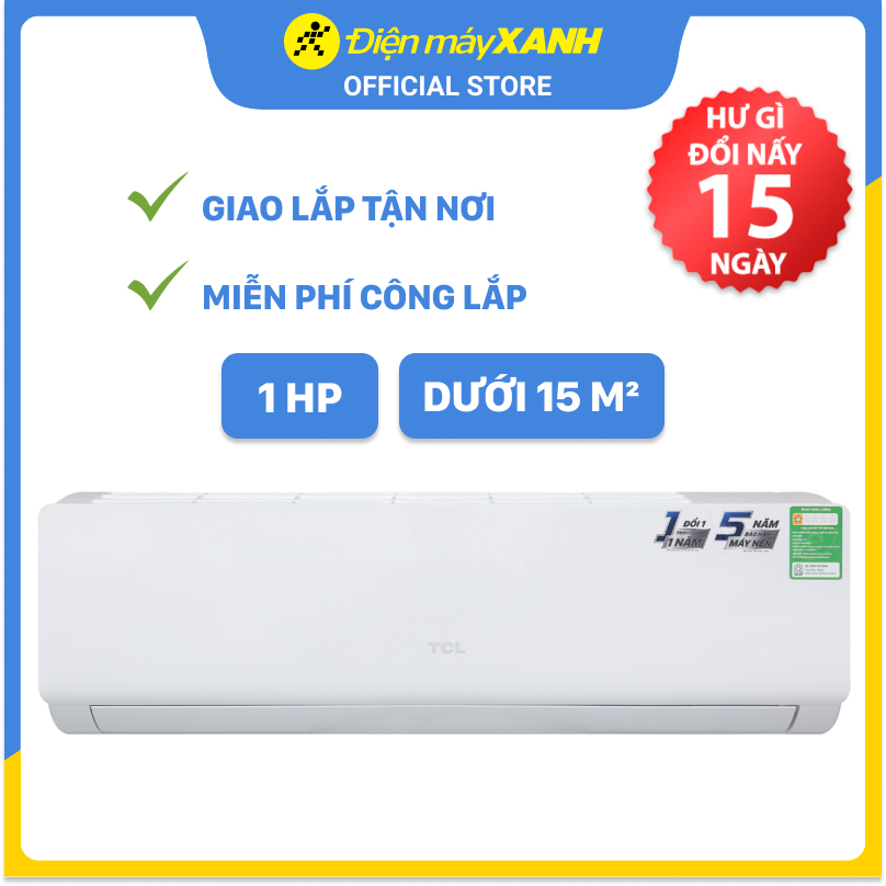 Máy lạnh TCL 1 HP TAC-N09CS/KC41 - Hàng Chính Hãng (Giao Toàn Quốc)