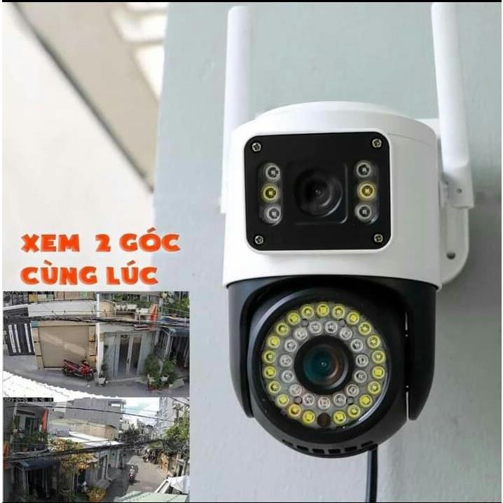 Camera IP Yoosee PTZ Ngoài Trời 2 Màn Hình 5MPX Xem Đêm Có Màu, Hỗ Trợ Đàm Thoại 2 Chiều Xoay 360 Độ - Hàng Chính Hãng