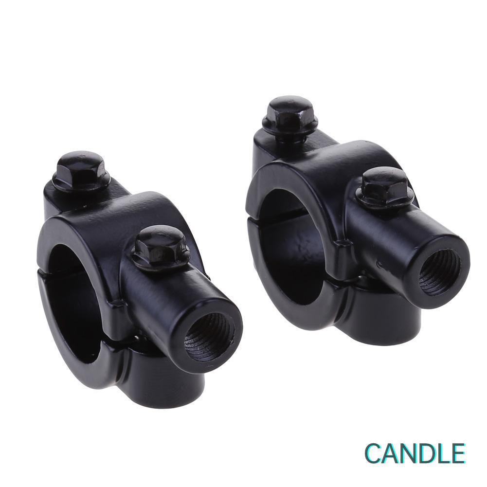 Set 2 Giá Đỡ Gương Chiếu Hậu 22mm Bằng Kim Loại Cho Xe Mô Tô