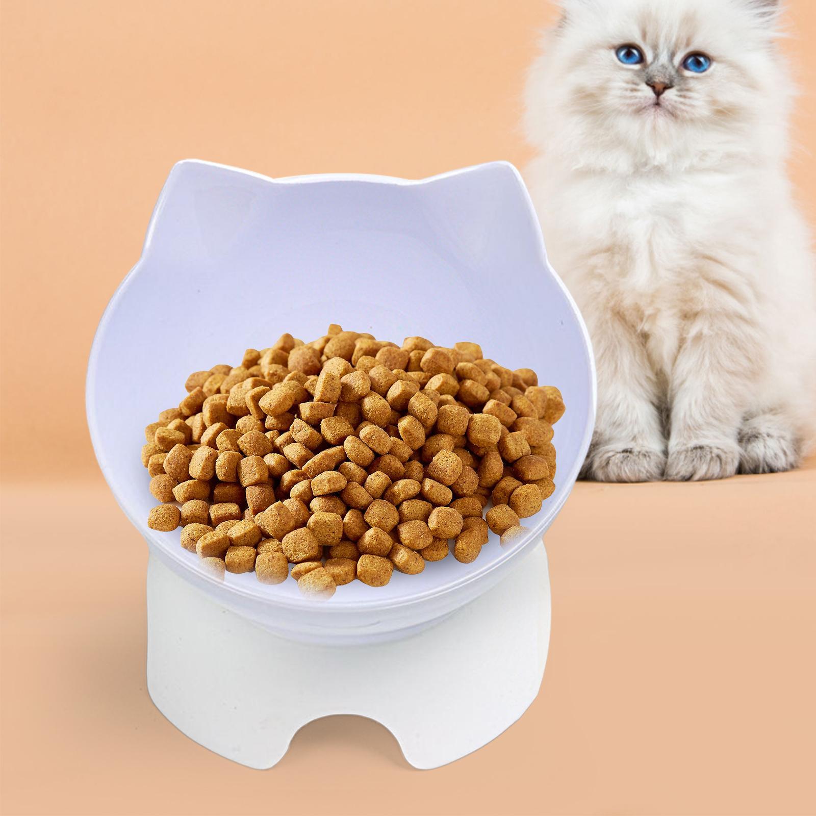 Water Food Dispenser Water Drinking Bowl Cat Bowl Clear