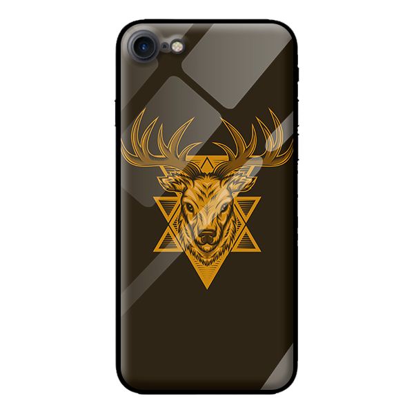 Ốp kính cho Iphone 8 mẫu hươu 1 - Hàng chính hãng