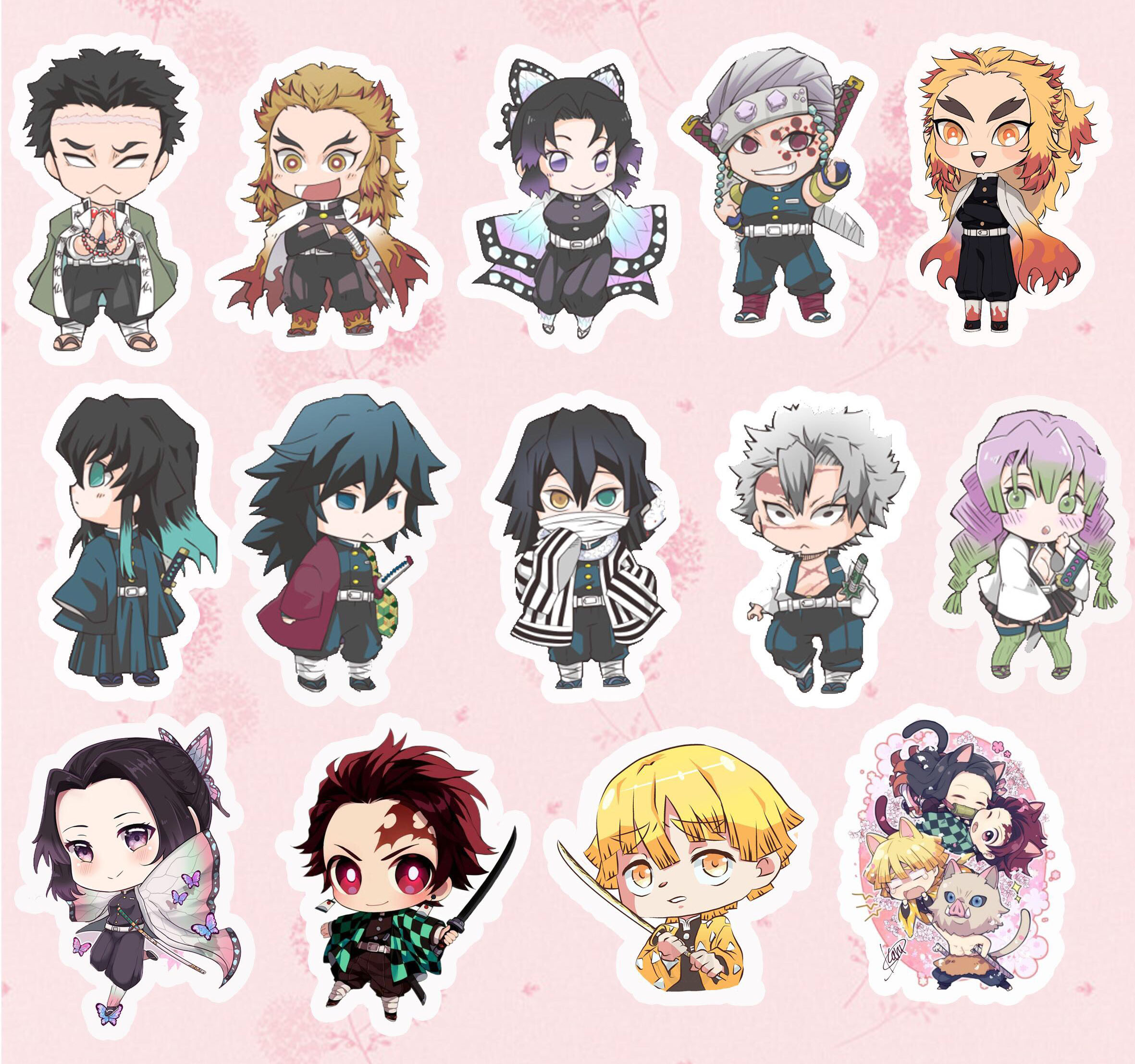 ảnh sticker Kimetsu no Yaiba 13 - 16  ảnh