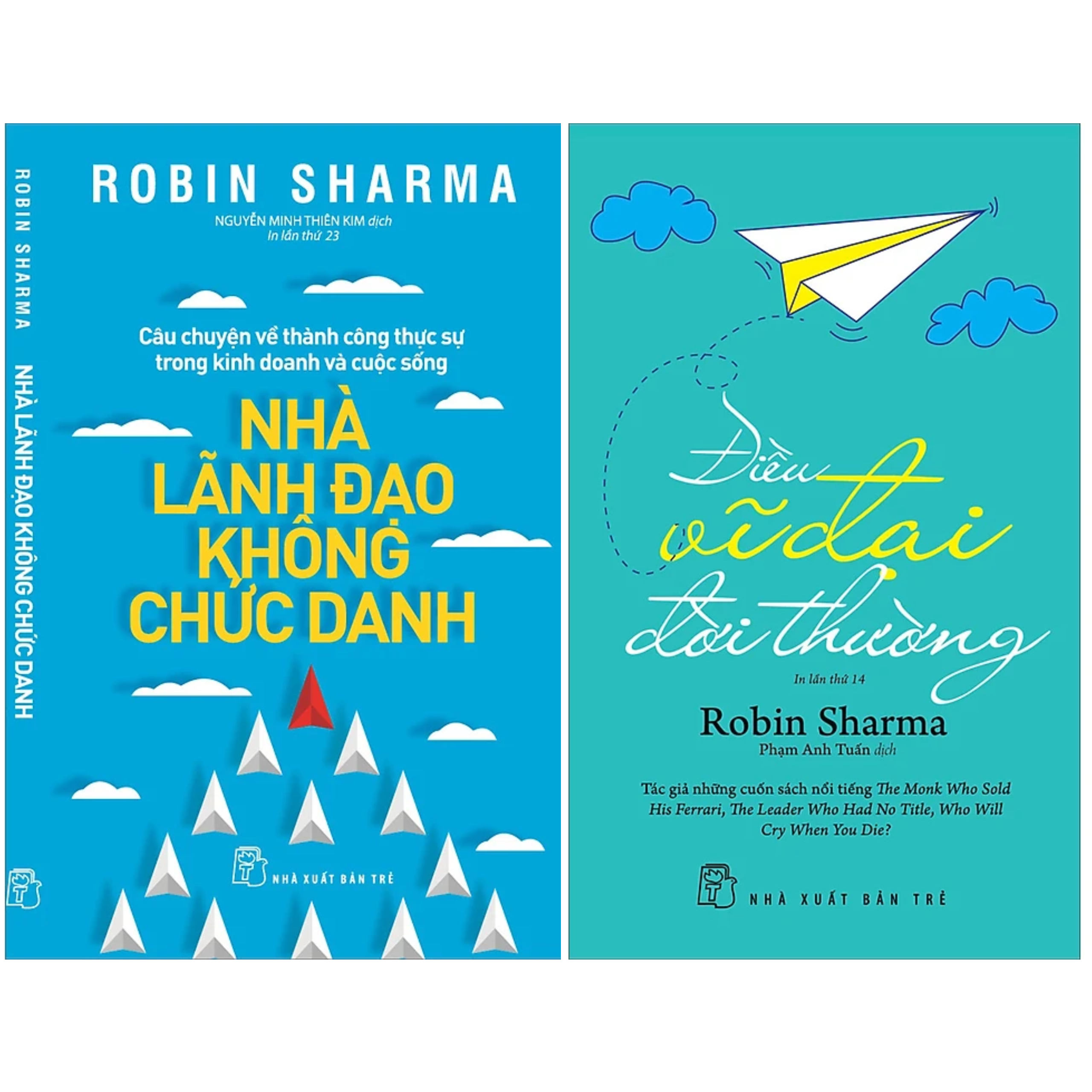 Combo 2Q: Nhà Lãnh Đạo Không Chức Danh + Điều Vĩ Đại Đời Thường - Robin Sharma