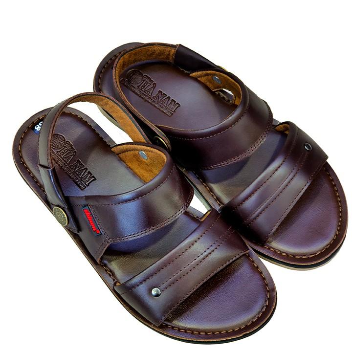 Giày Sandal Nam HÀ NAM Da Bò Thật Cao Cấp DNA2069c