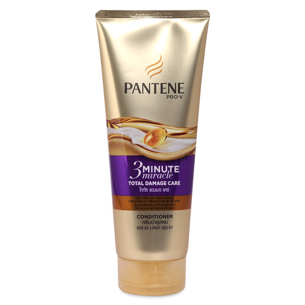 Kem xả pantene phục hồi hư tổn (Tím) 3 phút diệu kỳ 300ml