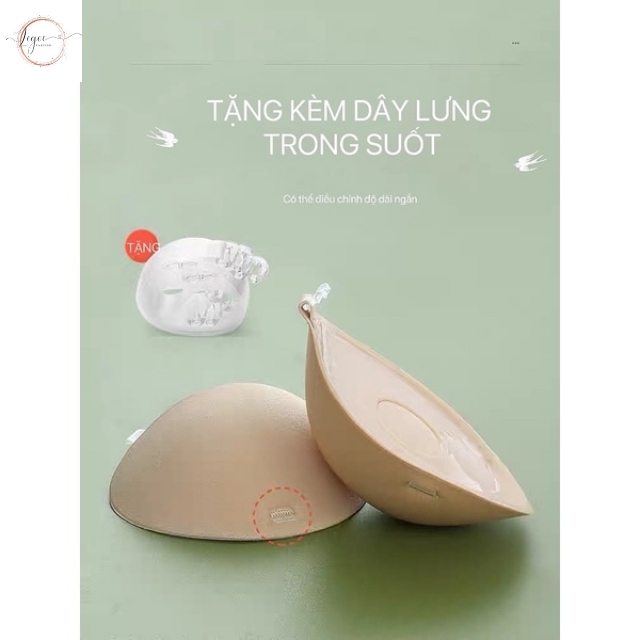 Áo Dán Nâng Độn Ngực Dày 6cm Áo Ngực Dán Tặng Kèm Dây Trong_LN322