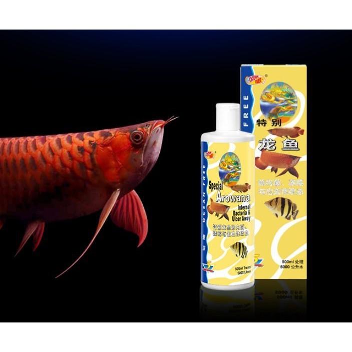 Chai Số 5 cá rồng - Thuốc trị lở loét, Mờ mắt, Xù Vảy cho cá cảnh