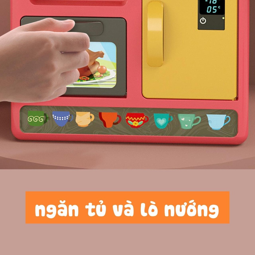 Đồ Chơi Nấu Ăn Mô Phỏng Đồ Dùng Nhà Bếp, Đồ Chơi Nhà Bếp Có Vòi Nước Hiệu Ứng Nhạc Cho Bé Từ 2-6 Tuổi