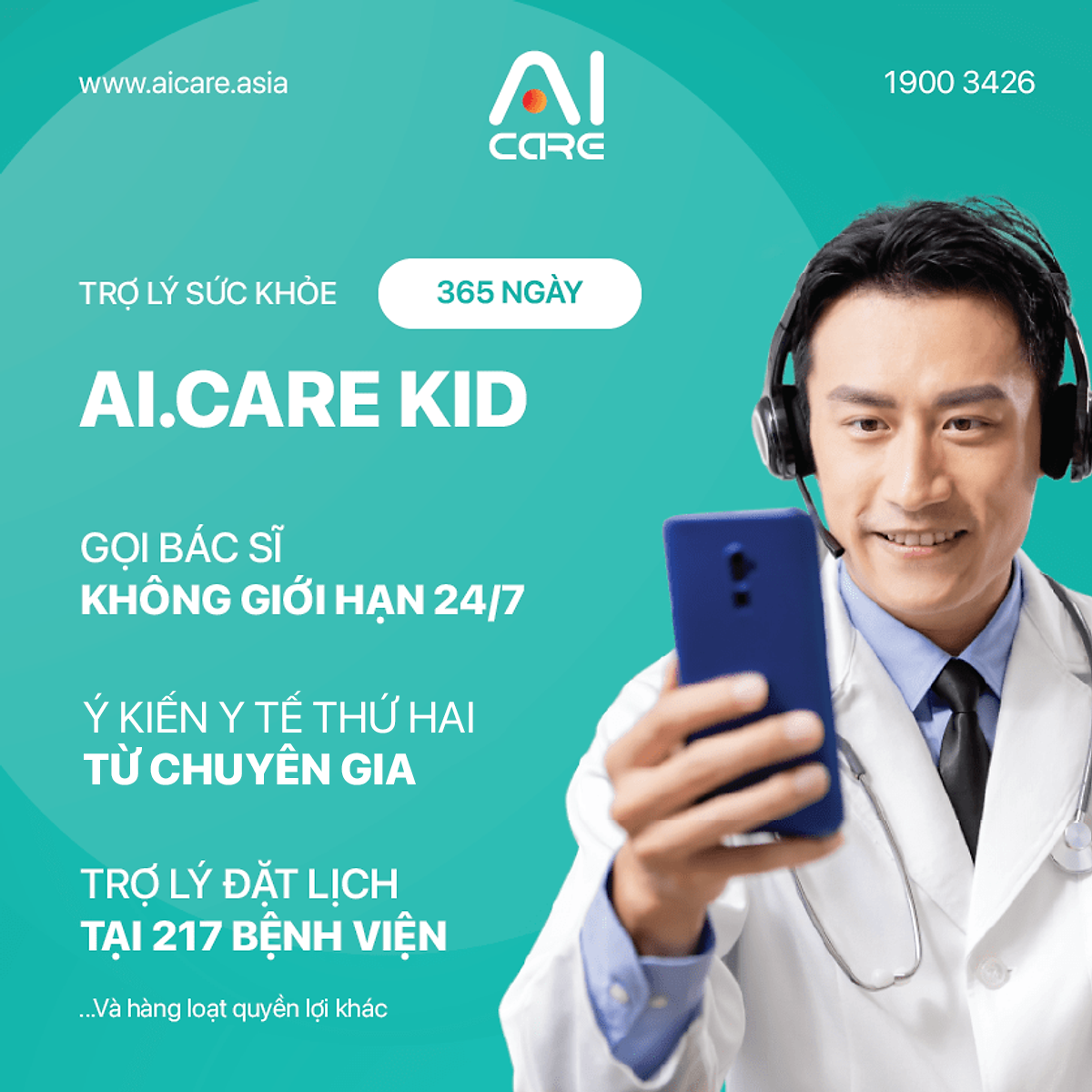 Trợ lý sức khỏe thông minh AI.Care dành cho mọi nhà