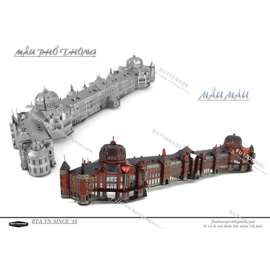 Mô Hình Lắp Ráp 3d Nhà Ga Xe Lửa Tokyo