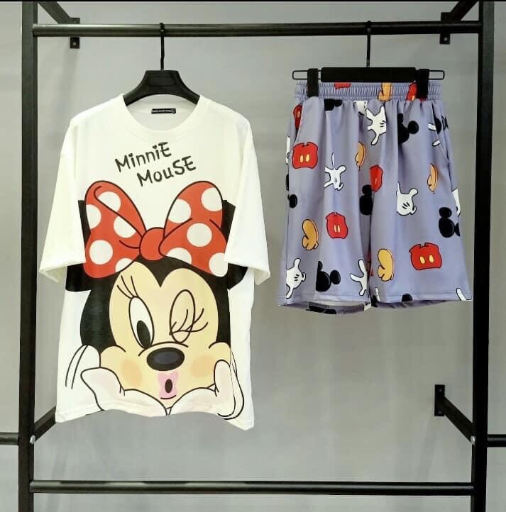 Áo tay lỡ unisex form rộng nam/nữ chất cotton tici.