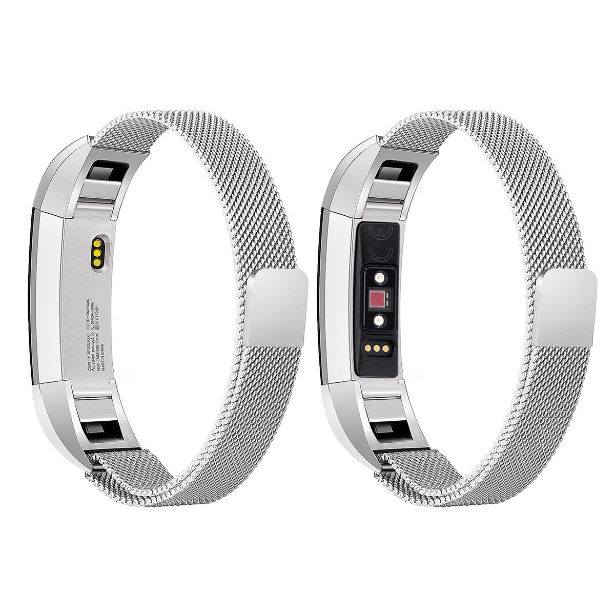 Dây đeo thay thế dành cho đồng hồ Fitbit Alta và Alta HR thép không gỉ dạng mesh lưới