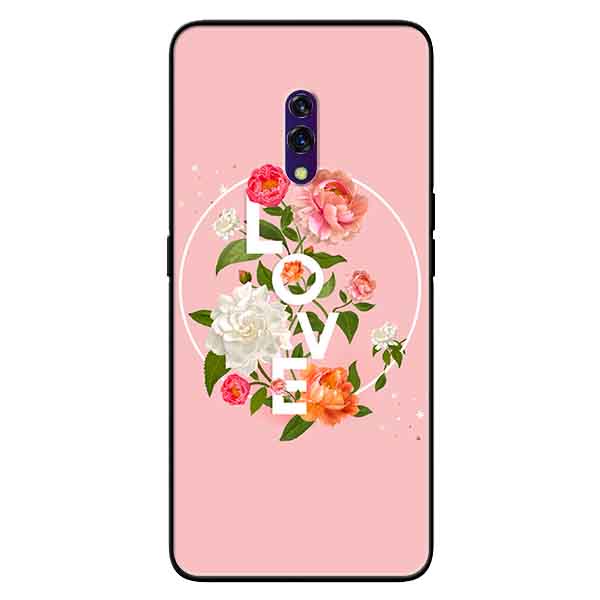 Ốp lưng in cho Oppo K3 Mẫu LOVE Hoa