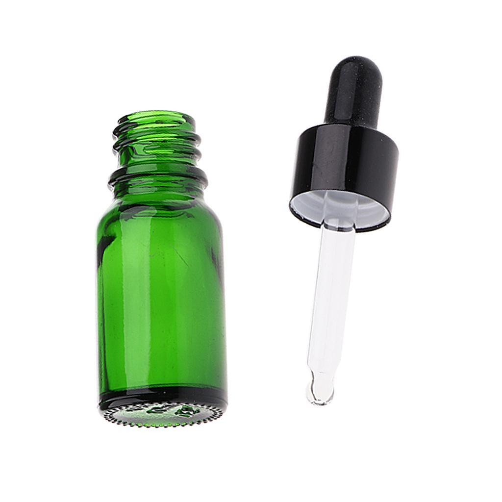 24pcs, Mini Refillable Containers, Glass Bottles with Eye Droppers Aromatherapy Perfume Samples Vials for Essential Oil, 10ml