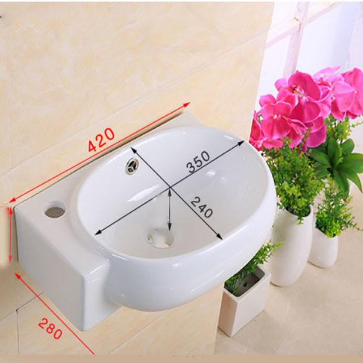 CHẬU LAVABO GÓC TREO TƯỜNG GRL 054A &amp; GRL 054B