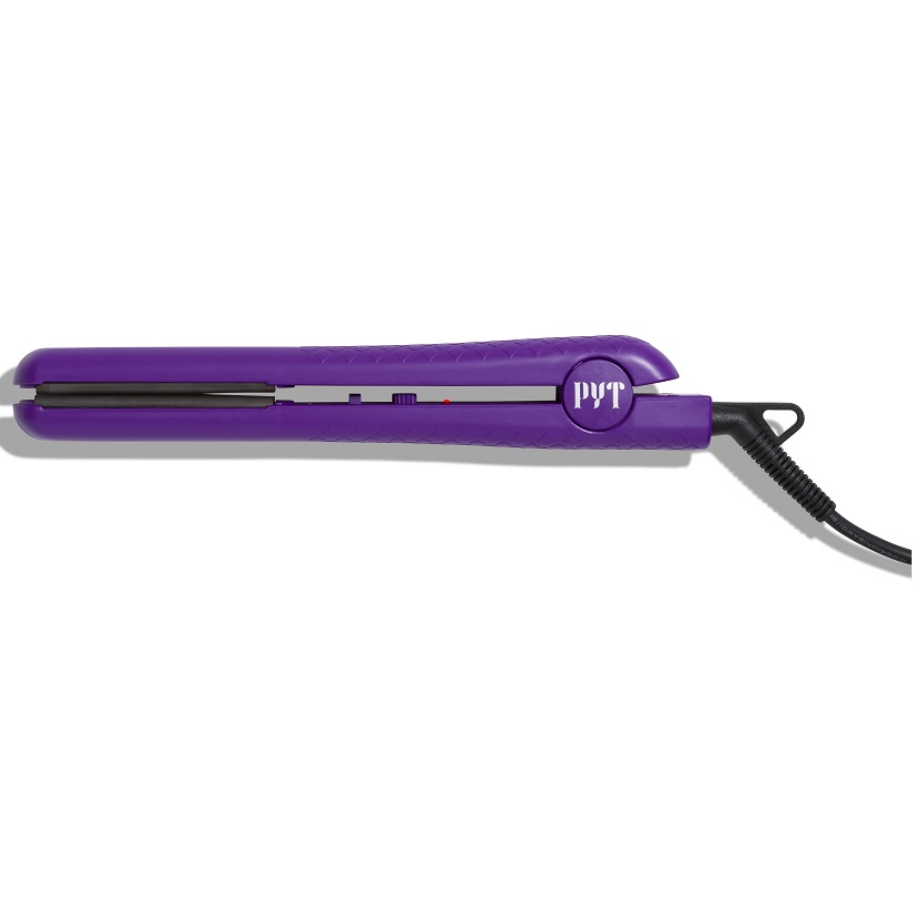 Máy Kẹp Tóc Bằng Sứ PYT Ceramic Styling Tool (2 trong 1) - Màu Tím - Có Thể Duỗi, Uốn Lọn Hoặc Uốn Cúp