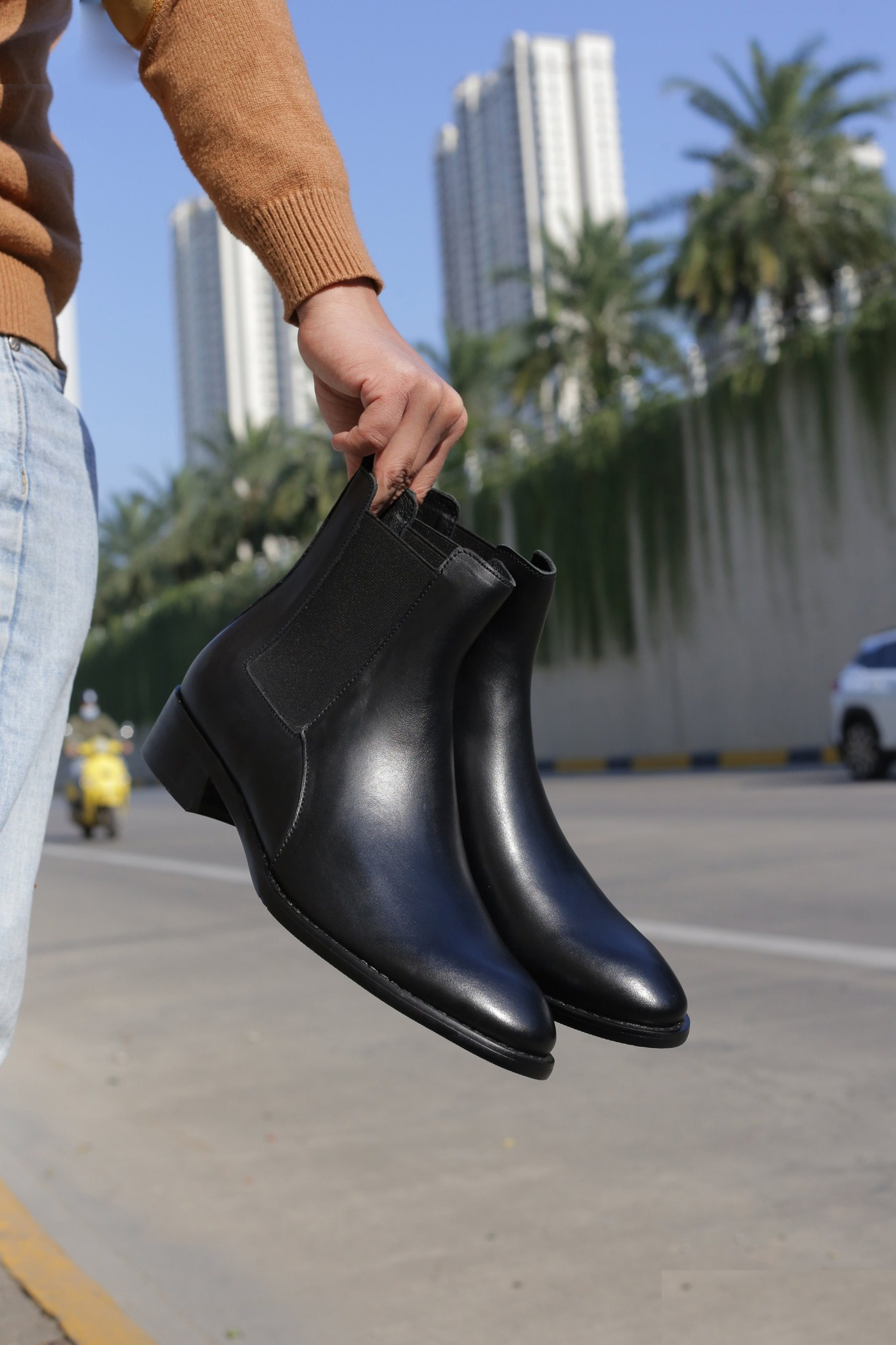 [ CỰC PHẨM] Chelsea Boots Nam Thời Trang Chất Liệu Cao Cấp