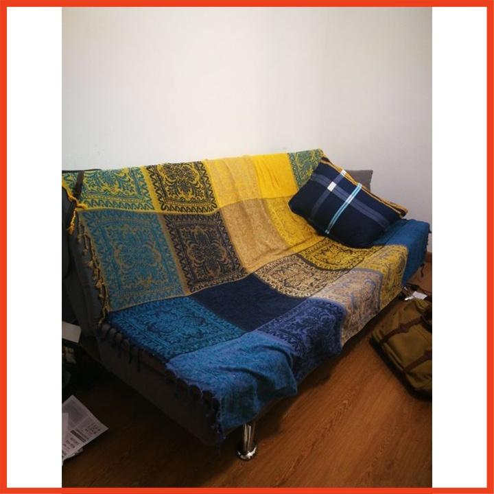 Khăn phủ sofa vintage siêu mềm mịn đa năng 1m5x1m9