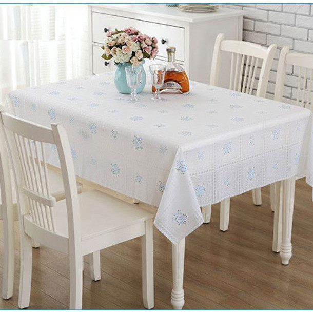 Khăn Trải Bàn 90cm-1mx1m4-3m Nhũ Vàng Trắng Chống Thấm Bẩn Sang Trọng