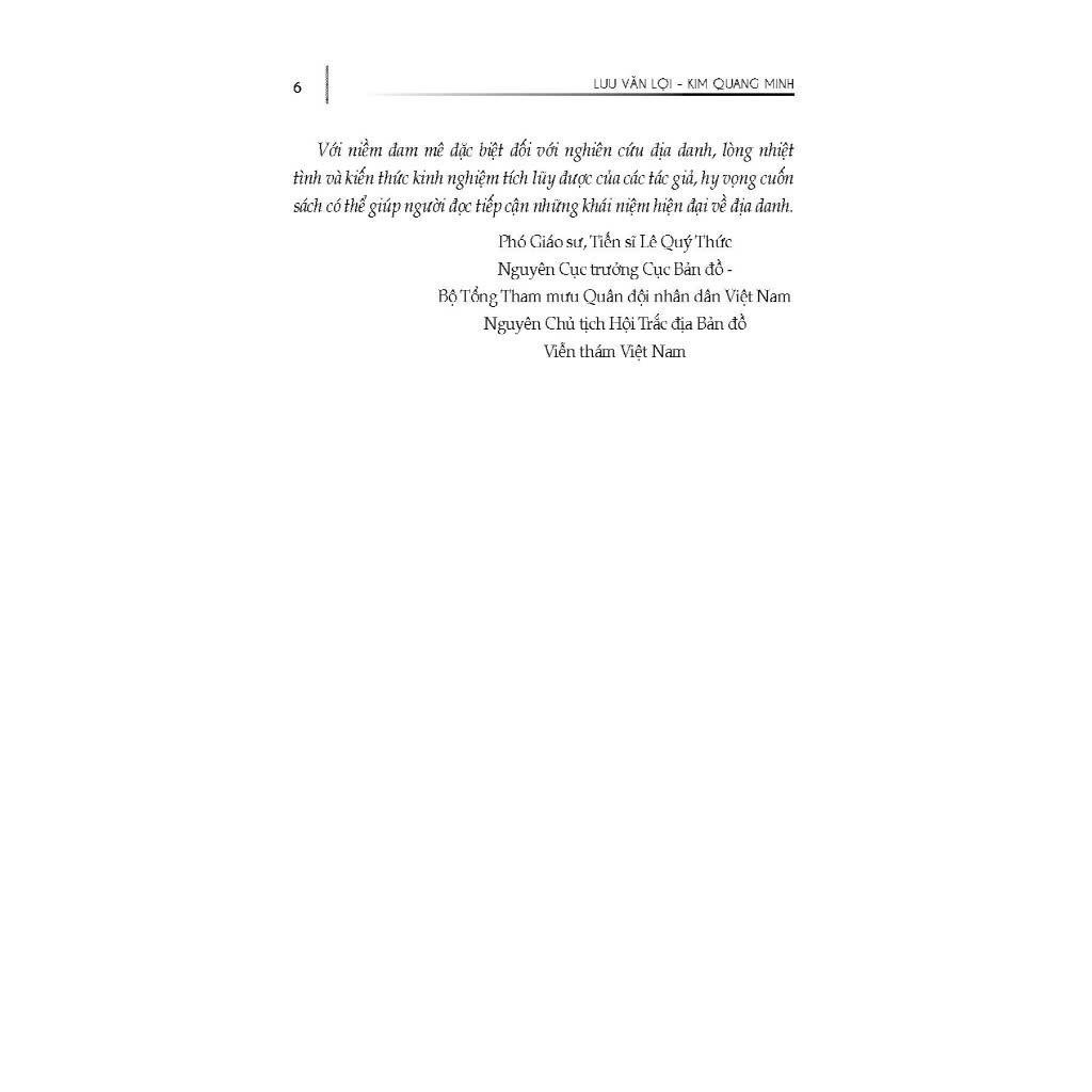 Sách - Địa Danh và Chủ Quyền Lãnh Thổ Việt Nam - Kim Quang Minh &amp; Trịnh Anh Cơ - VIETNAMBOOK