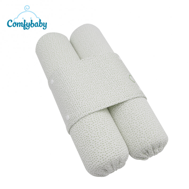 Gối chặn, gối ôm cho bé 2 trong 1 Comfybaby, sợi tre Bamboo, đai có thể tháo rời CF062020N06