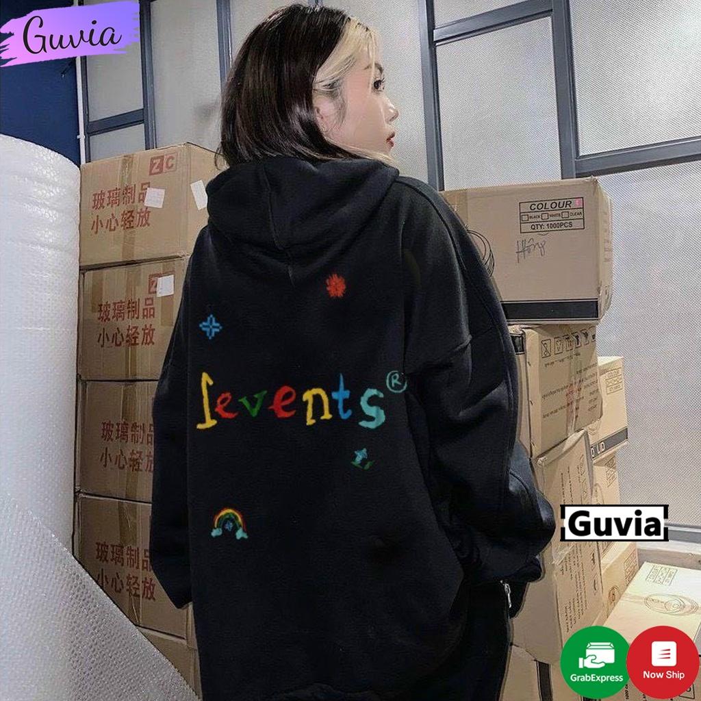 Áo khoác nỉ ngoại PE LEVENT Dây Kéo hoodie BASIC form rộng Ulzzang Unisex áo nỉ nam nữ
